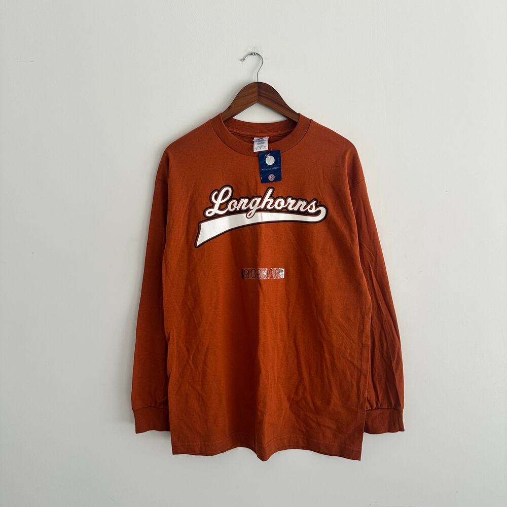 Vintage 2000s University of Texas Long Sleeve Graphic Tee